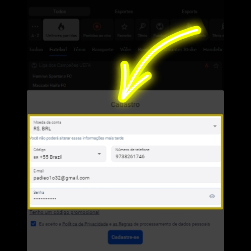Esporte bet entrar
