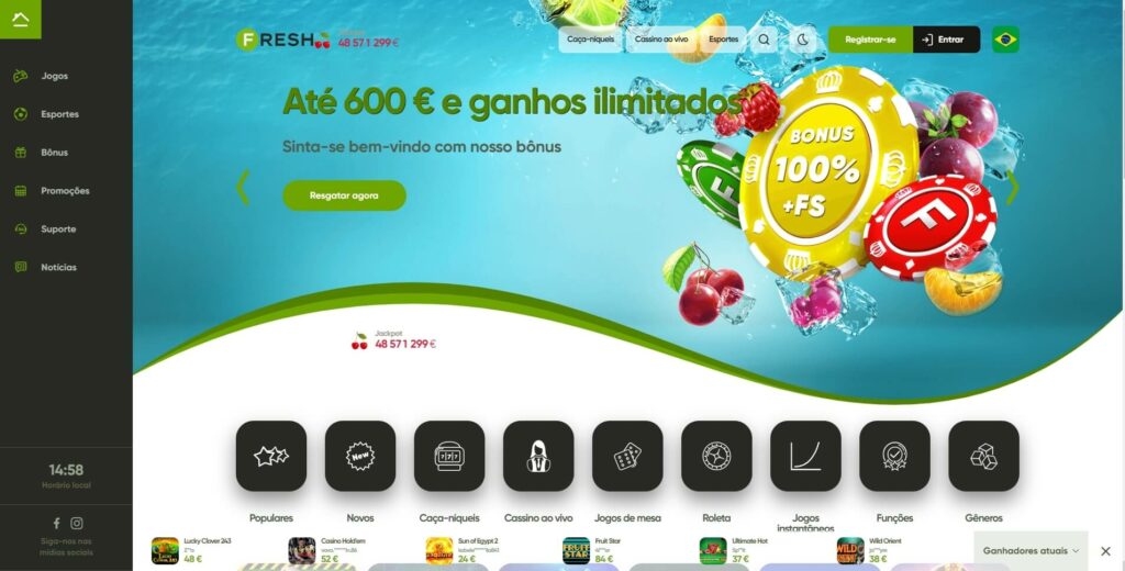 Jogos de cassino online